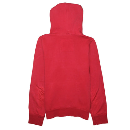 Mens UK Size M Hollister Red Pullover Hoodie