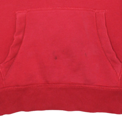 Mens UK Size M Hollister Red Pullover Hoodie