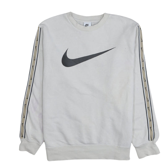 Mens UK Size S Nike White Pullover Sweatshirt