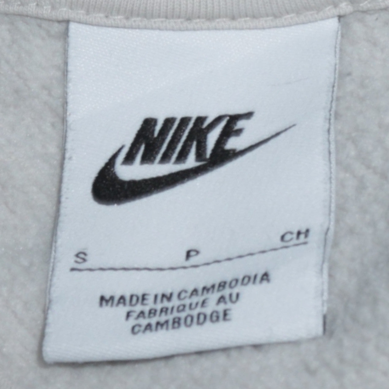 Mens UK Size S Nike White Pullover Sweatshirt