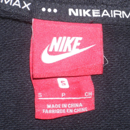 Mens UK Size S Nike Black Full Zip Hoodie