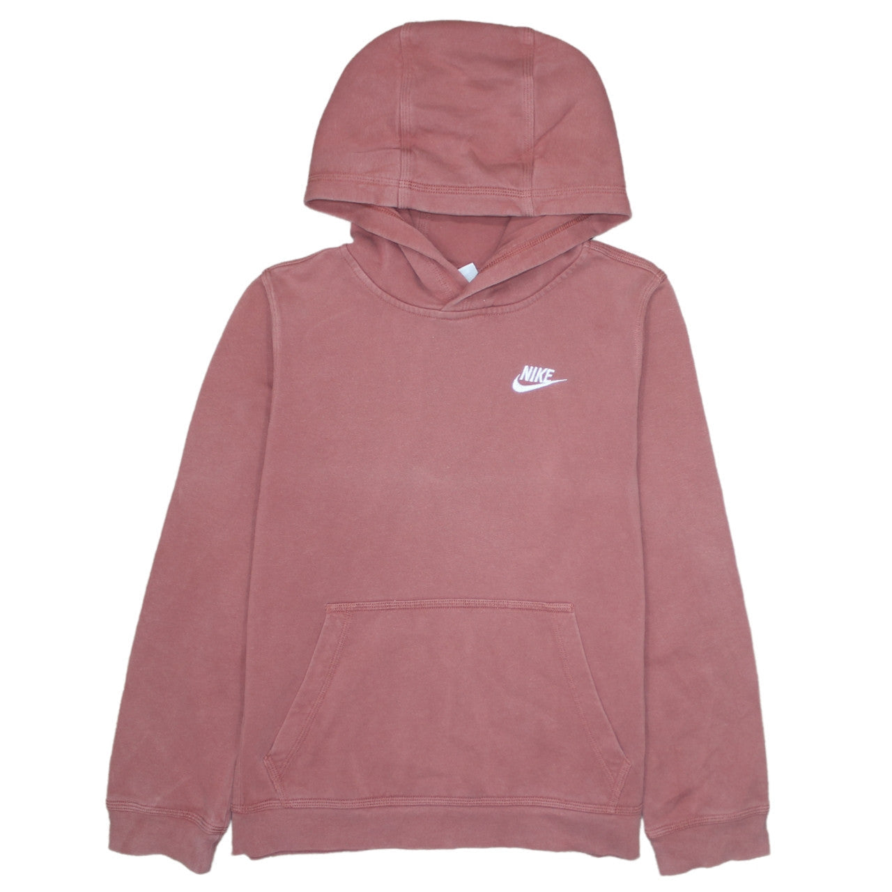 Girls UK Size L Nike Pink Pullover Hoodie