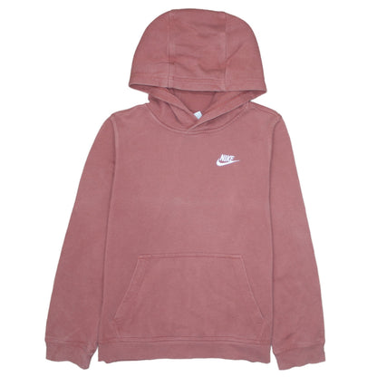 Girls UK Size L Nike Pink Pullover Hoodie