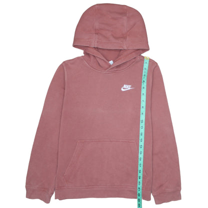 Girls UK Size L Nike Pink Pullover Hoodie
