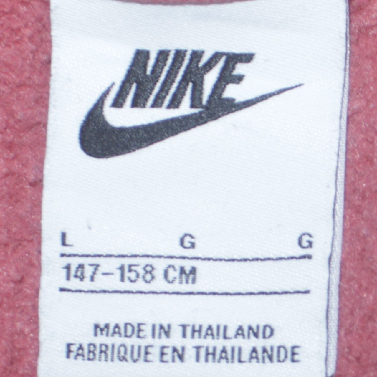 Girls UK Size L Nike Pink Pullover Hoodie
