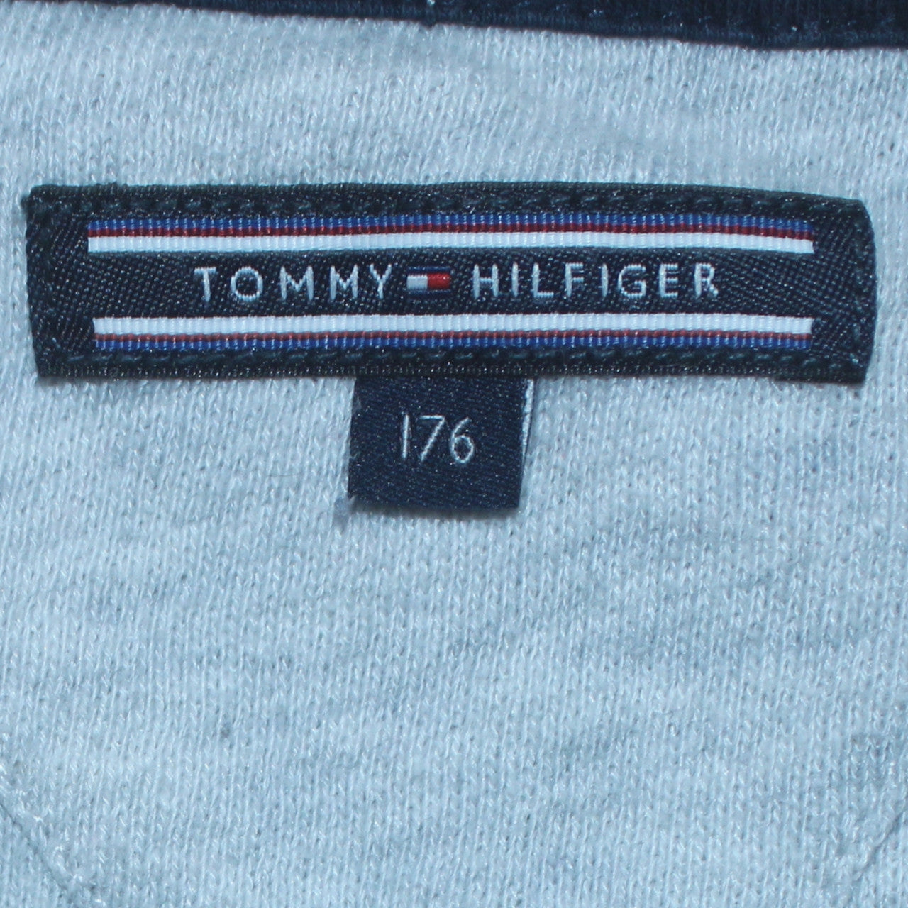 Mens UK Size L Tommy Hilfiger Grey Pullover Sweatshirt