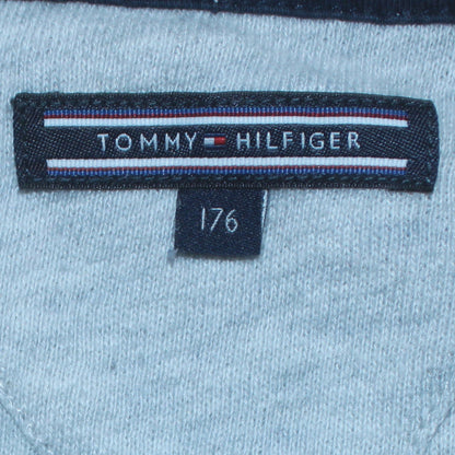 Mens UK Size L Tommy Hilfiger Grey Pullover Sweatshirt