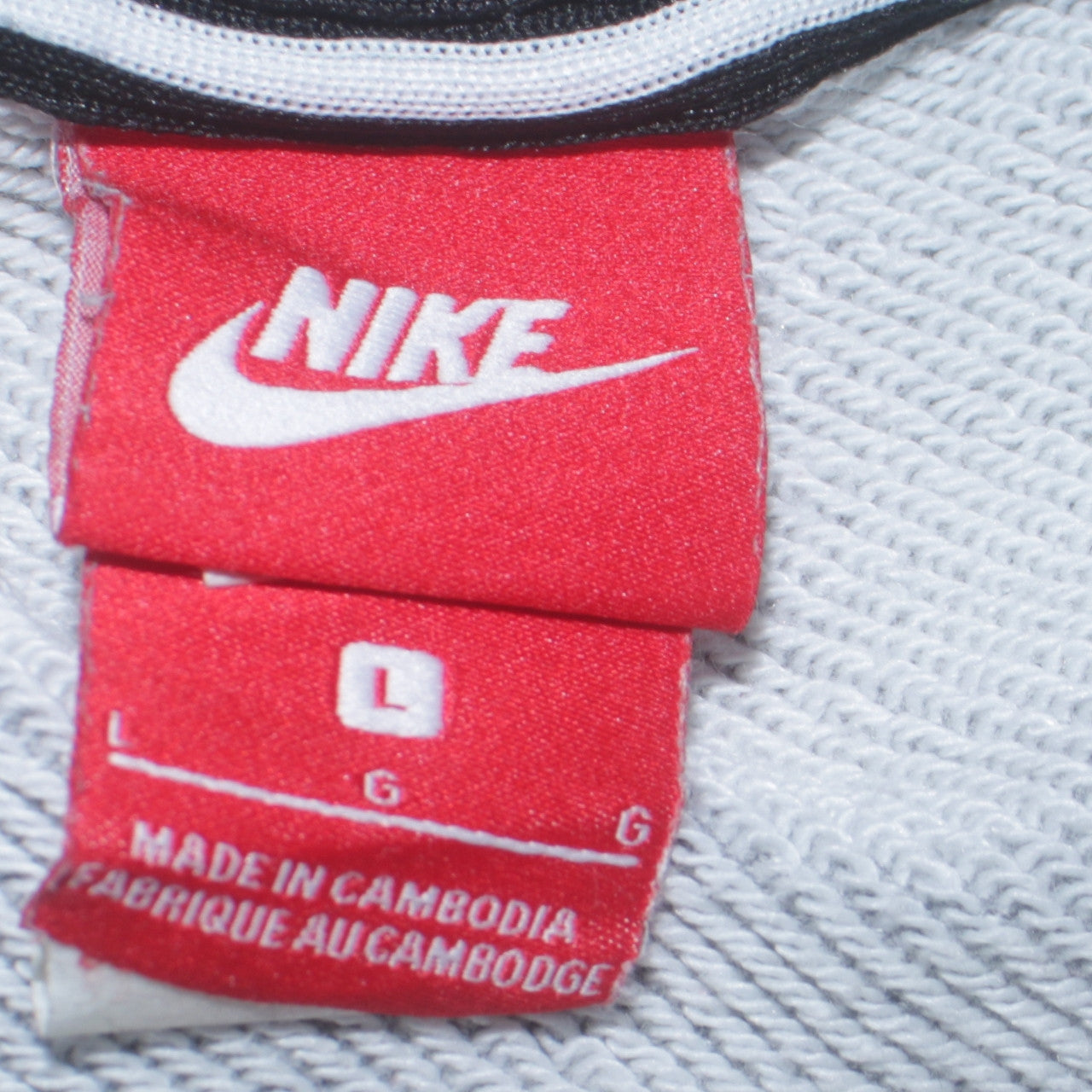Womens UK Size L Nike Grey Pullover Sweatshirt