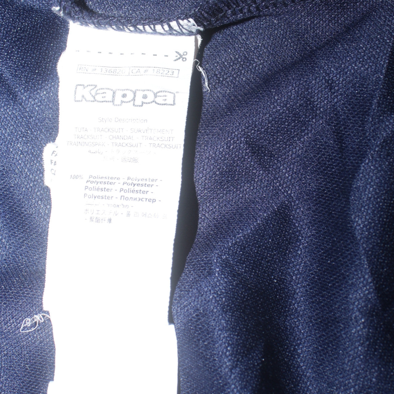 Mens UK Size L Kappa Blue Football Gym & Training Running & Jogging Casual