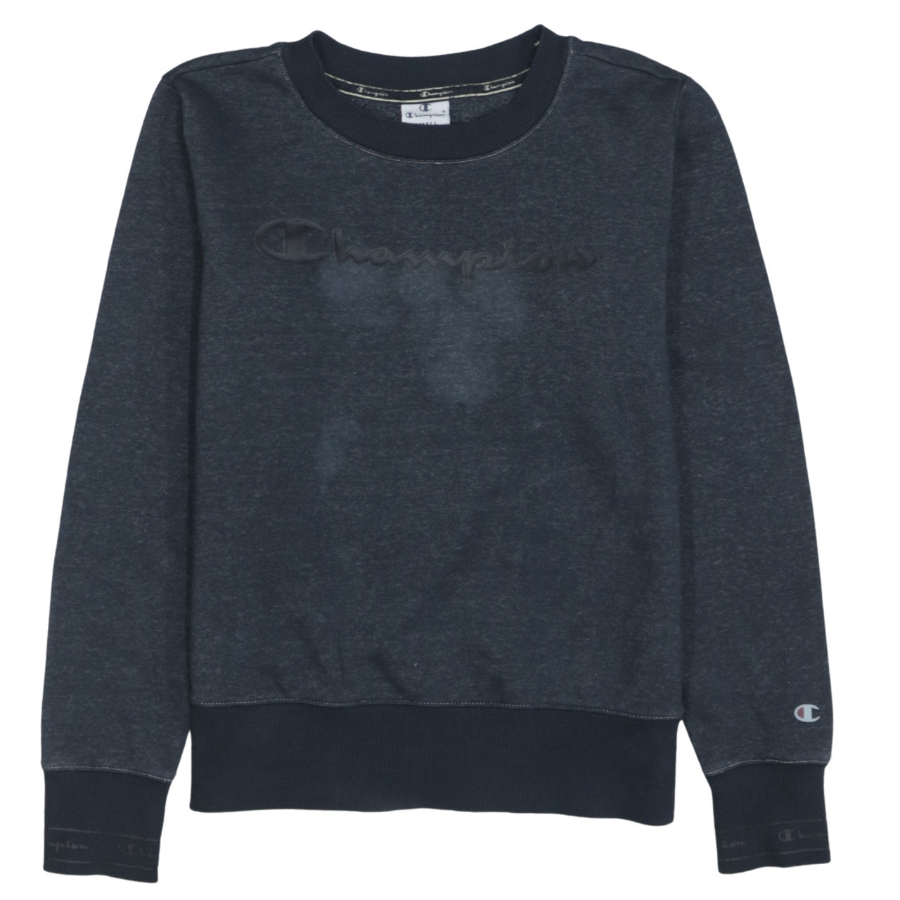 Womens UK Size S Champion Blue Pullover Sweatshirt