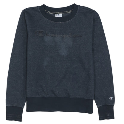 Womens UK Size S Champion Blue Pullover Sweatshirt