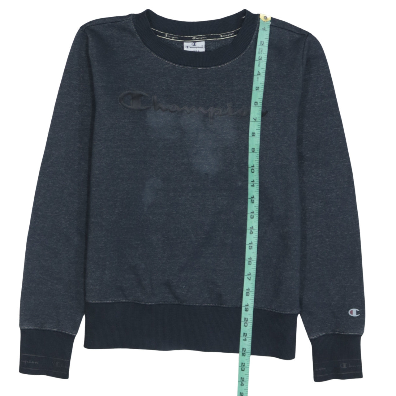 Womens UK Size S Champion Blue Pullover Sweatshirt