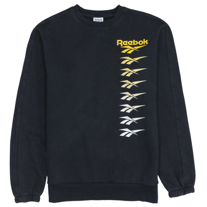 Mens UK Size L Reebok Black Pullover Sweatshirt