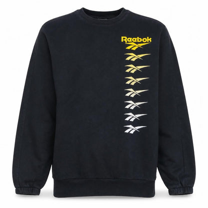 Mens UK Size L Reebok Black Pullover Sweatshirt