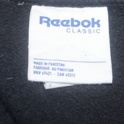 Mens UK Size L Reebok Black Pullover Sweatshirt