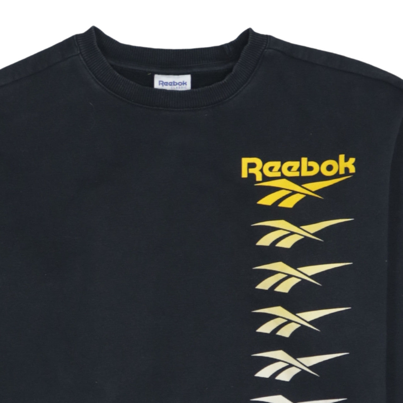 Mens UK Size L Reebok Black Pullover Sweatshirt