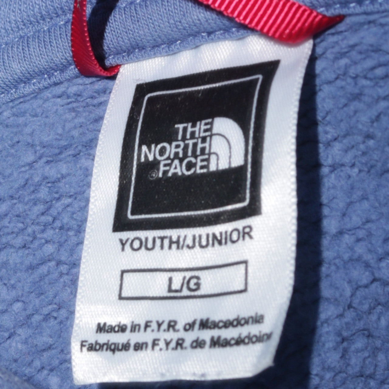Girls UK Size L The North Face Blue Pullover Hoodie