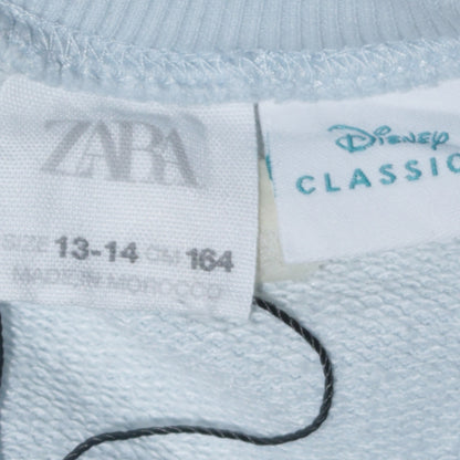 Girls UK Size 13-14 Years Zara Blue Pullover Sweatshirt