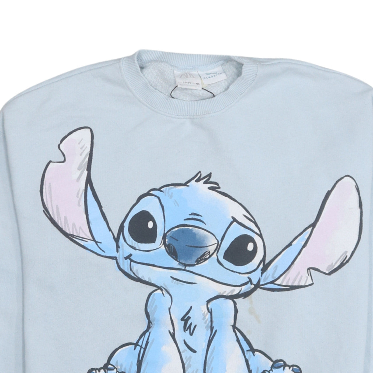 Girls UK Size 13-14 Years Zara Blue Pullover Sweatshirt