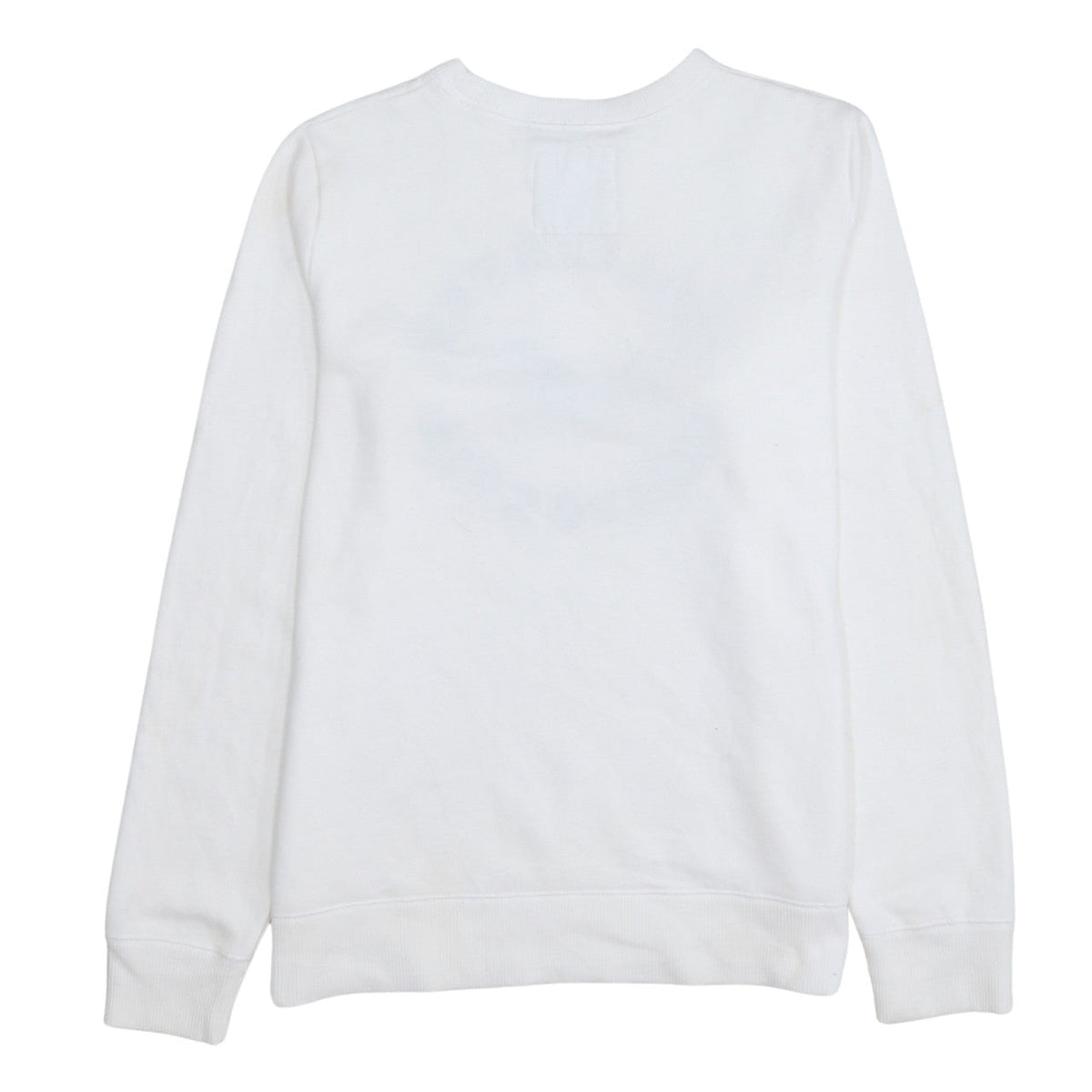 Mens UK Size S Hollister White Pullover Sweatshirt