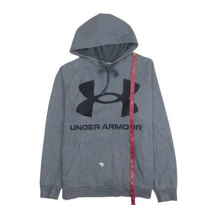 Mens UK Size XL Under armour Grey Pullover Hoodie