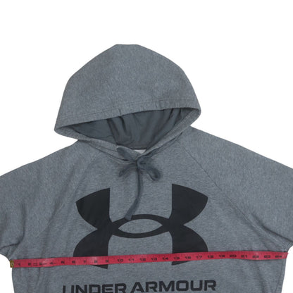 Mens UK Size XL Under armour Grey Pullover Hoodie
