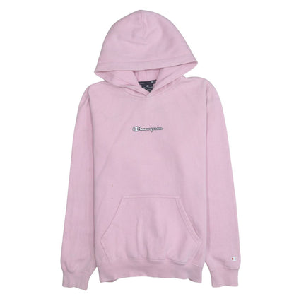 Womens UK Size S Champion Pink Pullover Hoodie
