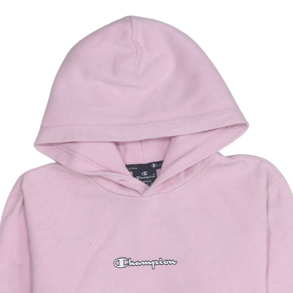 Womens UK Size S Champion Pink Pullover Hoodie