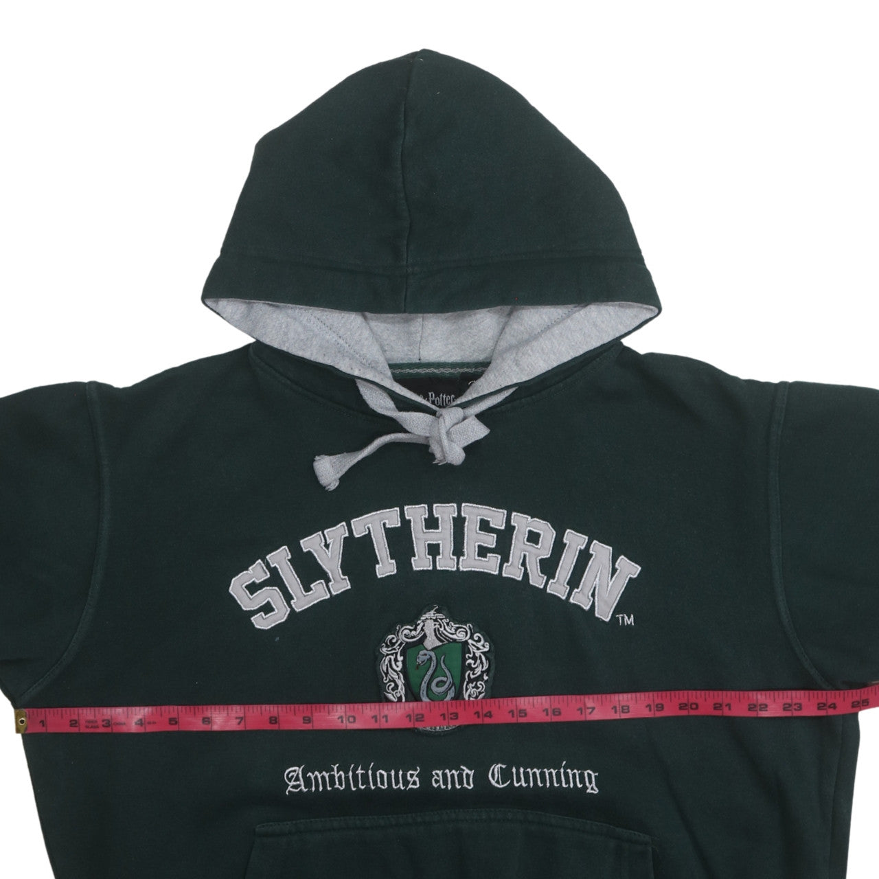 Unisex Adults UK Size XL Harry Potter Green Pullover Hoodie