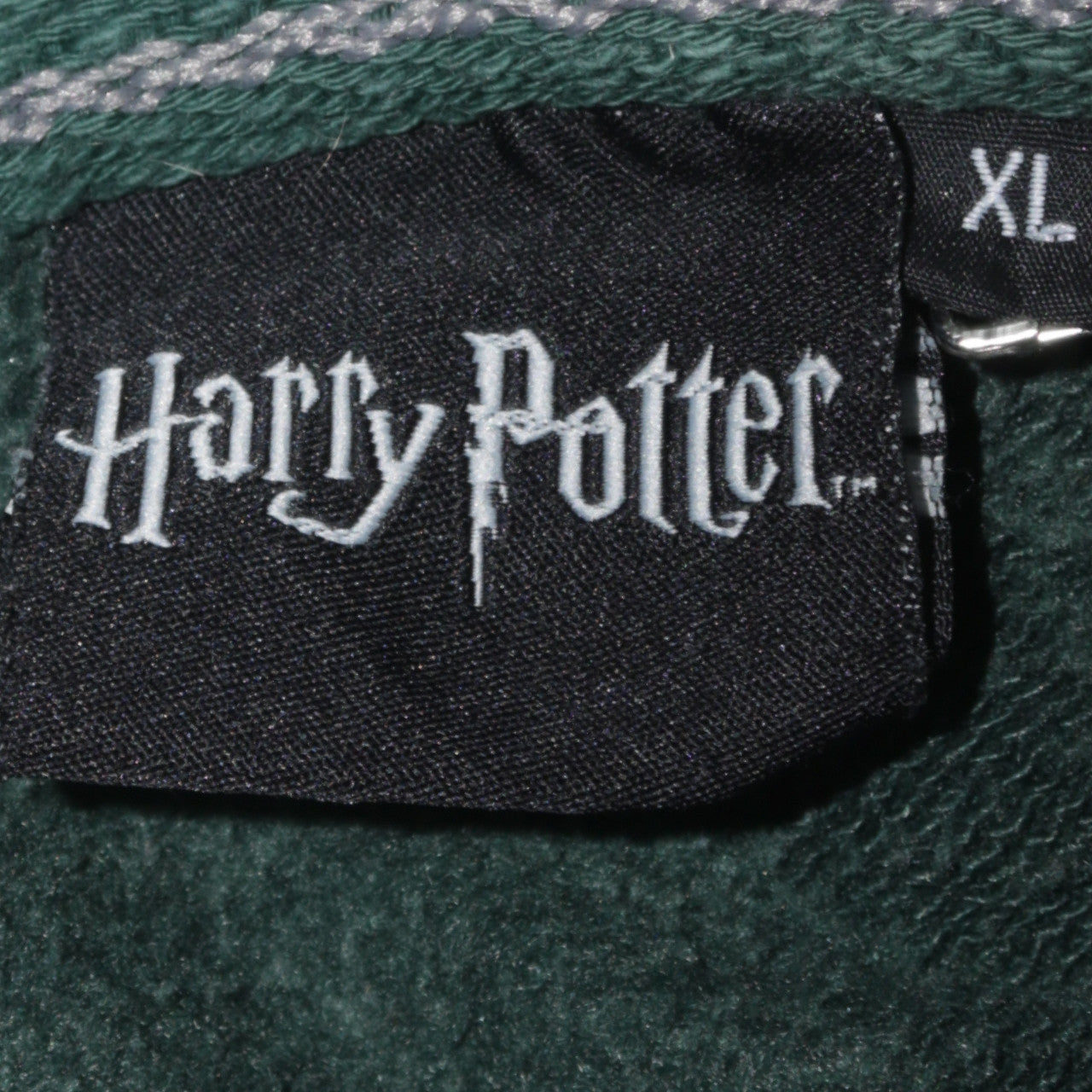 Unisex Adults UK Size XL Harry Potter Green Pullover Hoodie