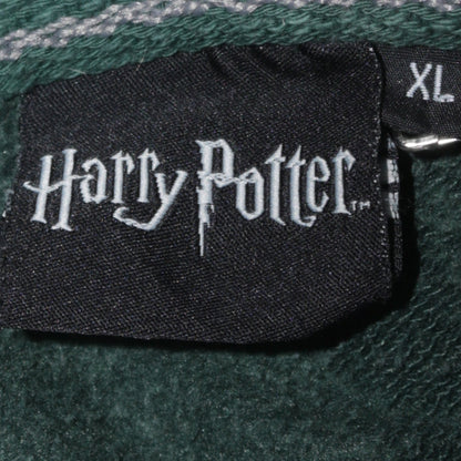Unisex Adults UK Size XL Harry Potter Green Pullover Hoodie