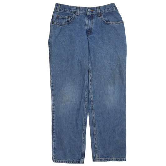 Mens UK Size M Levi's Relaxed Fit Straight Blue Jeans