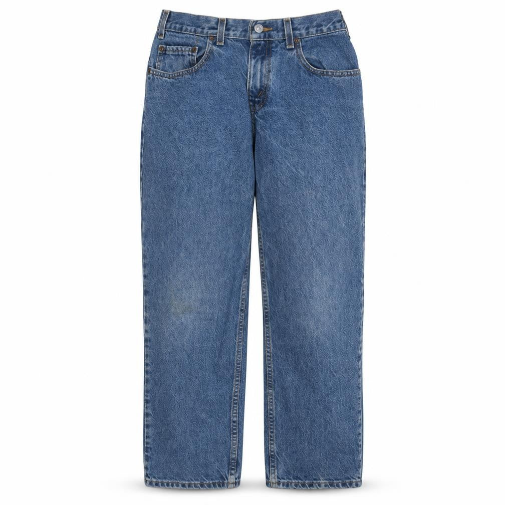 Mens UK Size M Levi's Relaxed Fit Straight Blue Jeans
