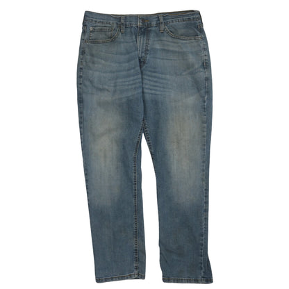 Mens UK Size 34 Levi's Regular Fit Straight Blue Jeans