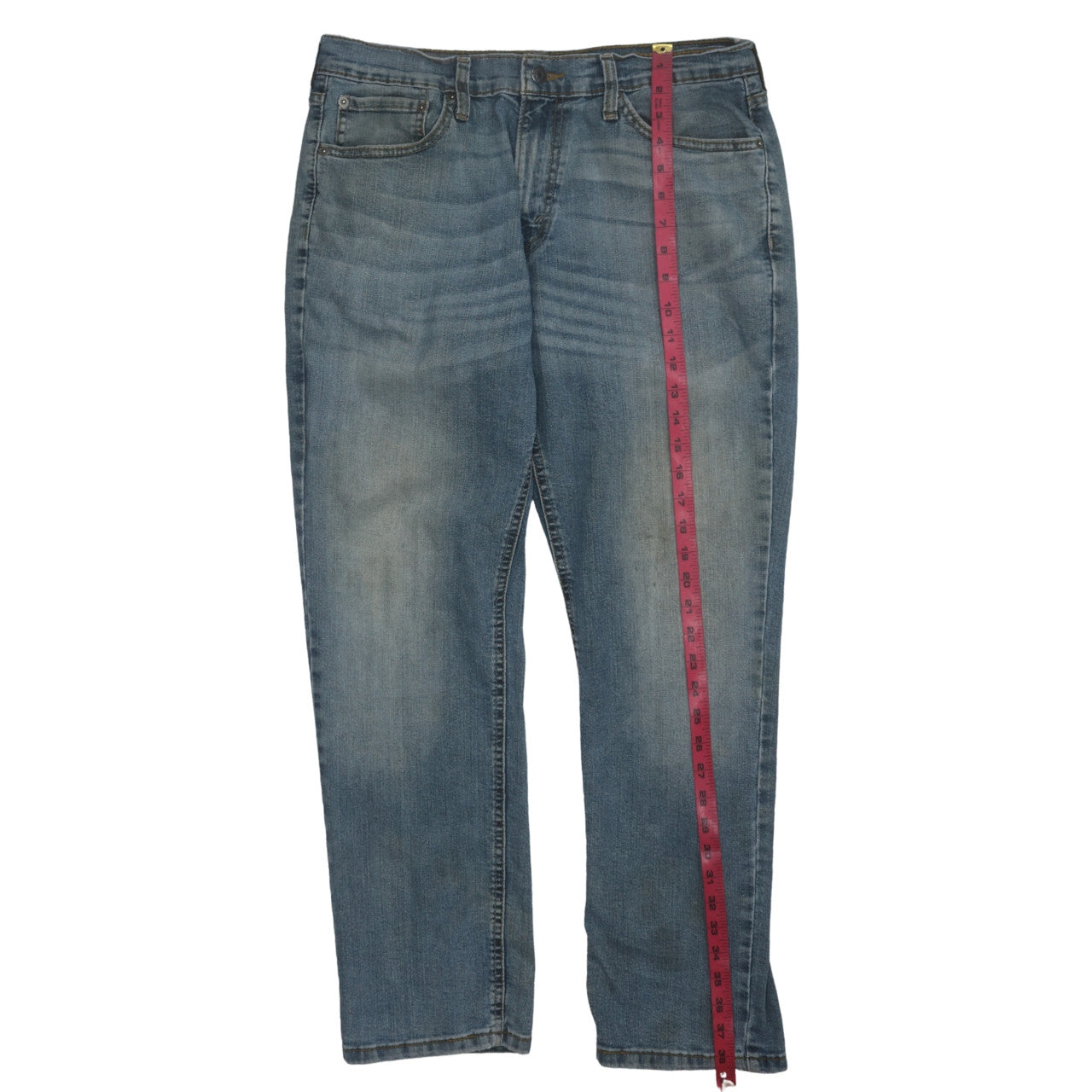 Mens UK Size 34 Levi's Regular Fit Straight Blue Jeans