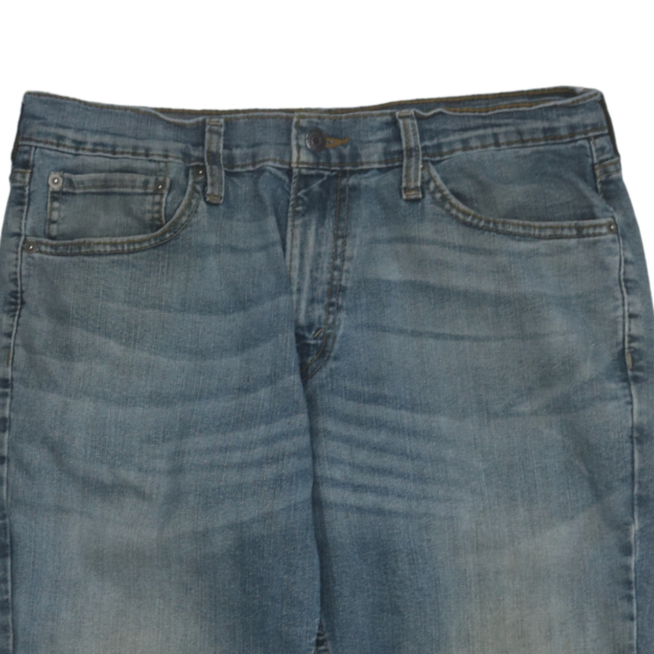 Mens UK Size 34 Levi's Regular Fit Straight Blue Jeans