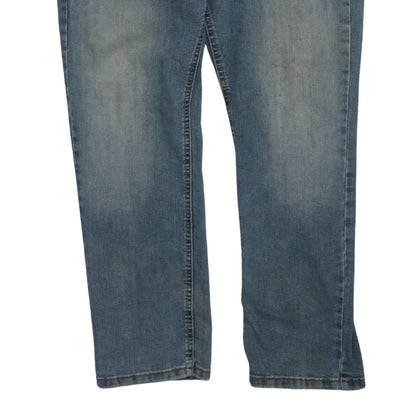 Mens UK Size 34 Levi's Regular Fit Straight Blue Jeans
