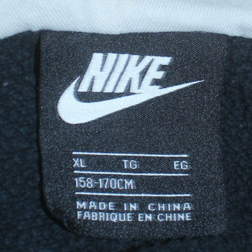 Boys UK Size XL Nike Black Full Zip Hoodie