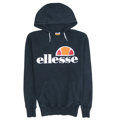 Mens UK Size 6XL ellesse Black Pullover Hoodie
