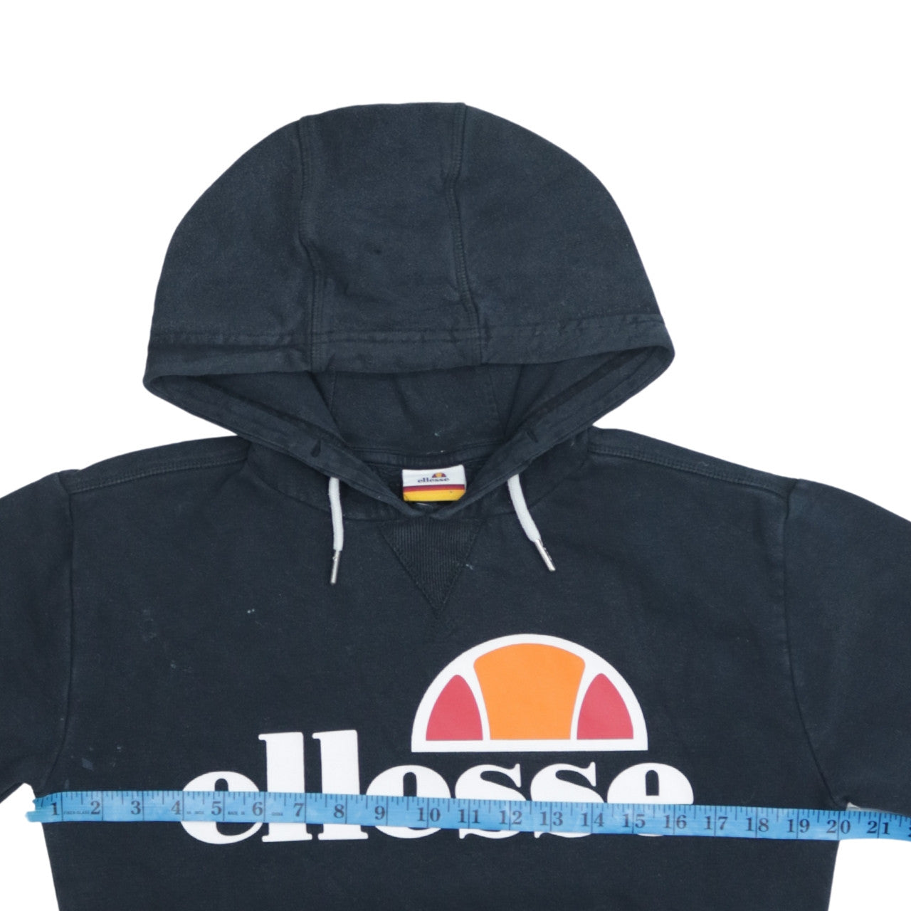 Mens UK Size 6XL ellesse Black Pullover Hoodie