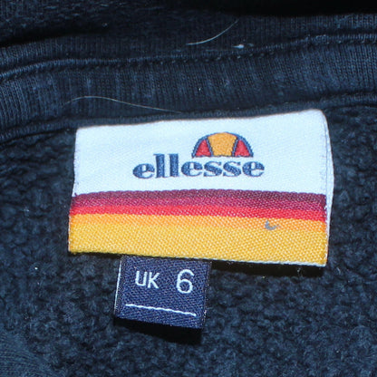Mens UK Size 6XL ellesse Black Pullover Hoodie