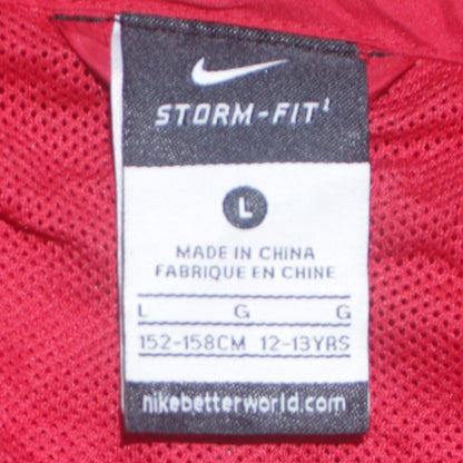 Teens UK Size L Nike Red Windbreaker Coat