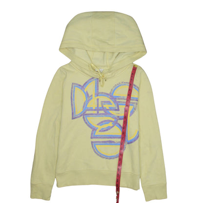 Mens UK Size M Diesel Yellow Pullover Hoodie