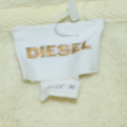 Mens UK Size M Diesel Yellow Pullover Hoodie