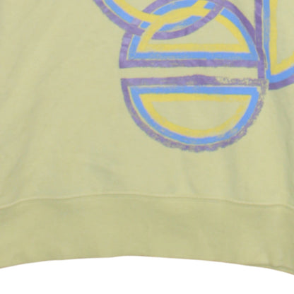 Mens UK Size M Diesel Yellow Pullover Hoodie