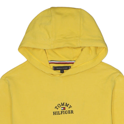 Mens UK Size S Tommy Hilfiger Yellow Pullover Hoodie