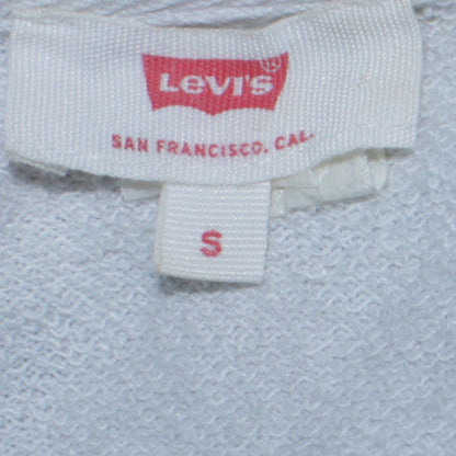 Mens UK Size S Levi's White Pullover Sweatshirt