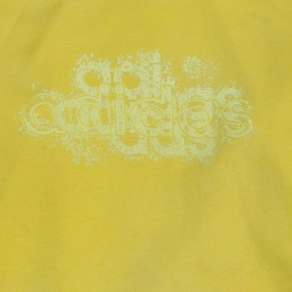 Mens UK Size M adidas Yellow Pullover Sweatshirt