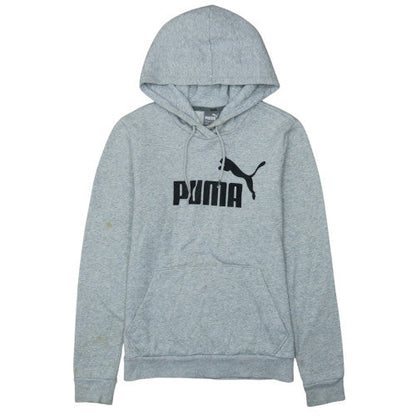 Womens UK Size 12 PUMA Grey Pullover Hoodie