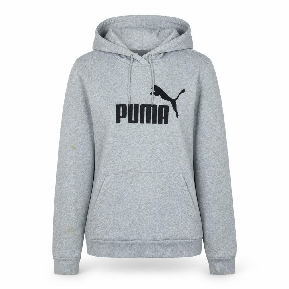 Womens UK Size 12 PUMA Grey Pullover Hoodie